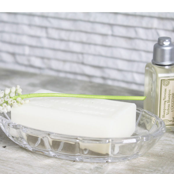 Glass Soap Dish Hutton and Hutton