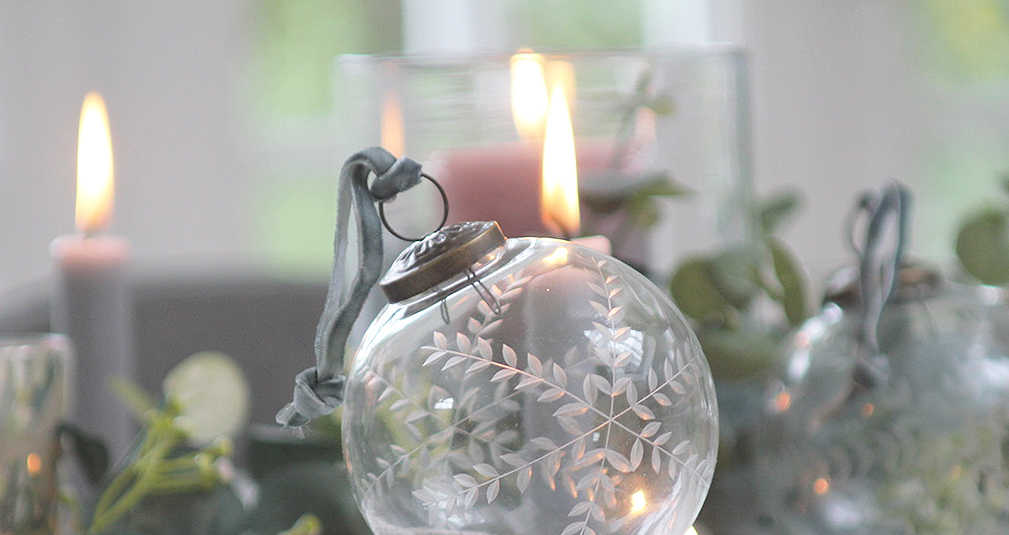 6. Snow flake baubles