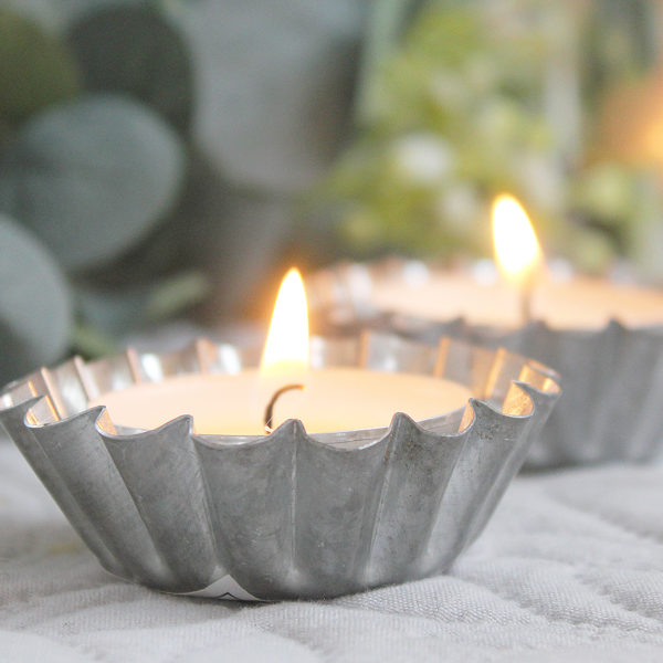 Tin tea light holders deals
