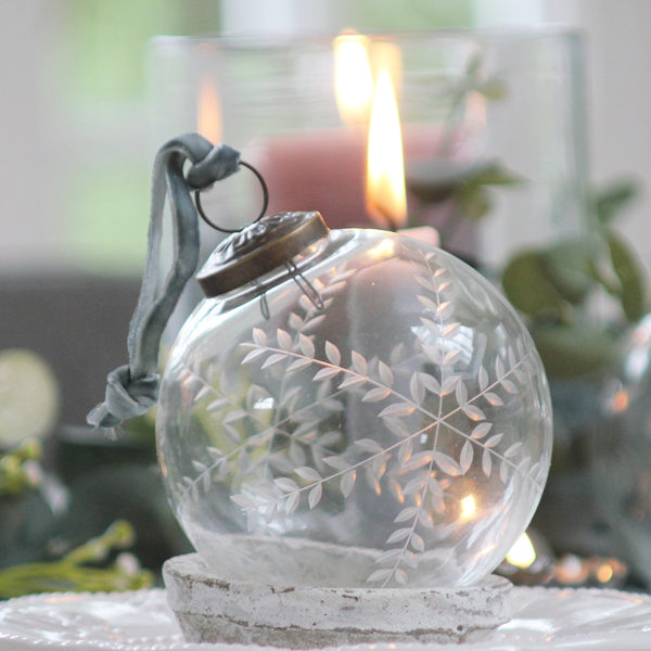 Etched christmas ornaments Clearance